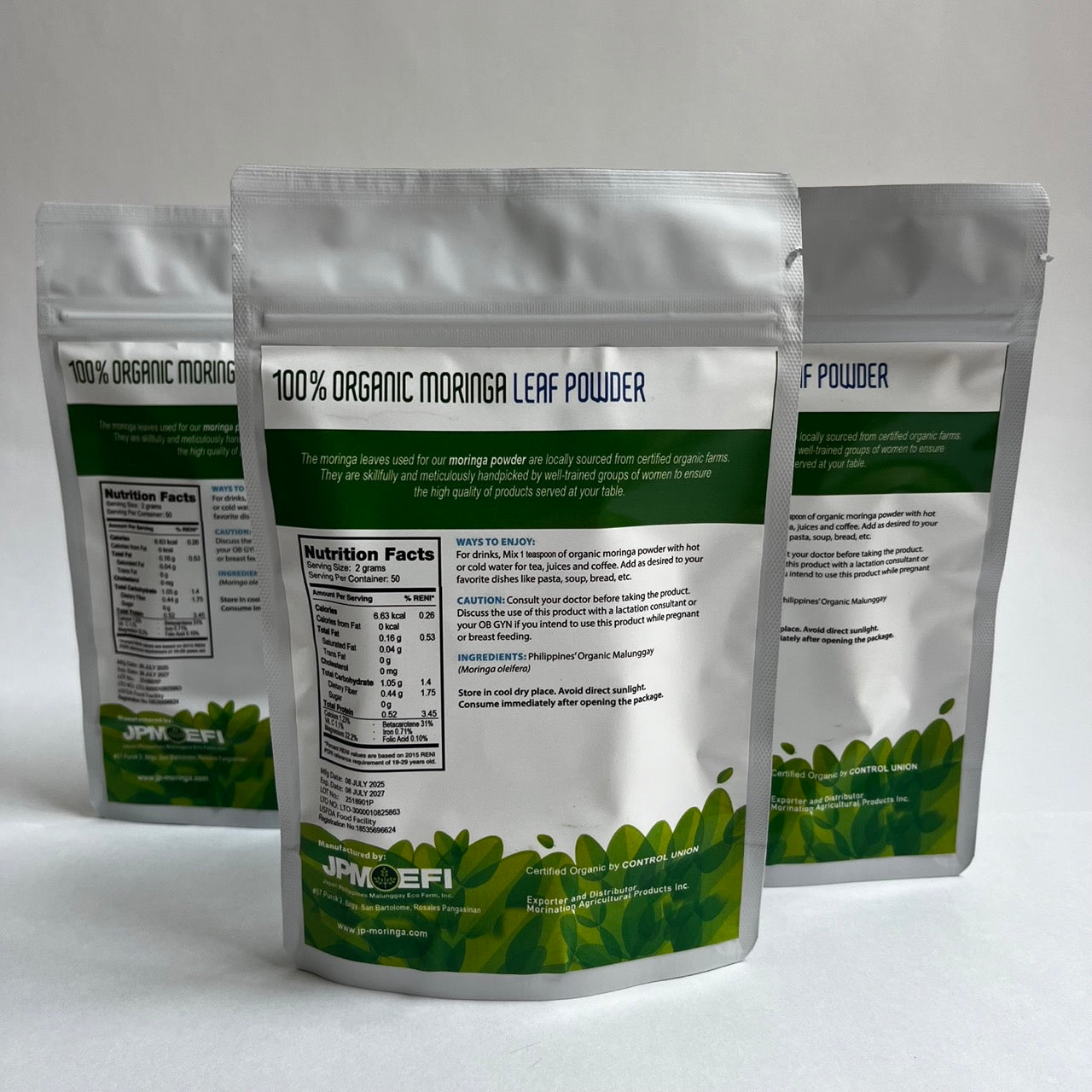 100% Organic Moringa Leaf Powder - 100g | Superfood from the Philippines